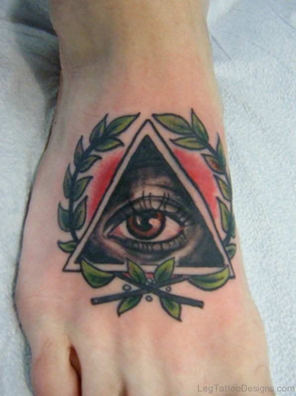 Eye Triangle Tattoo